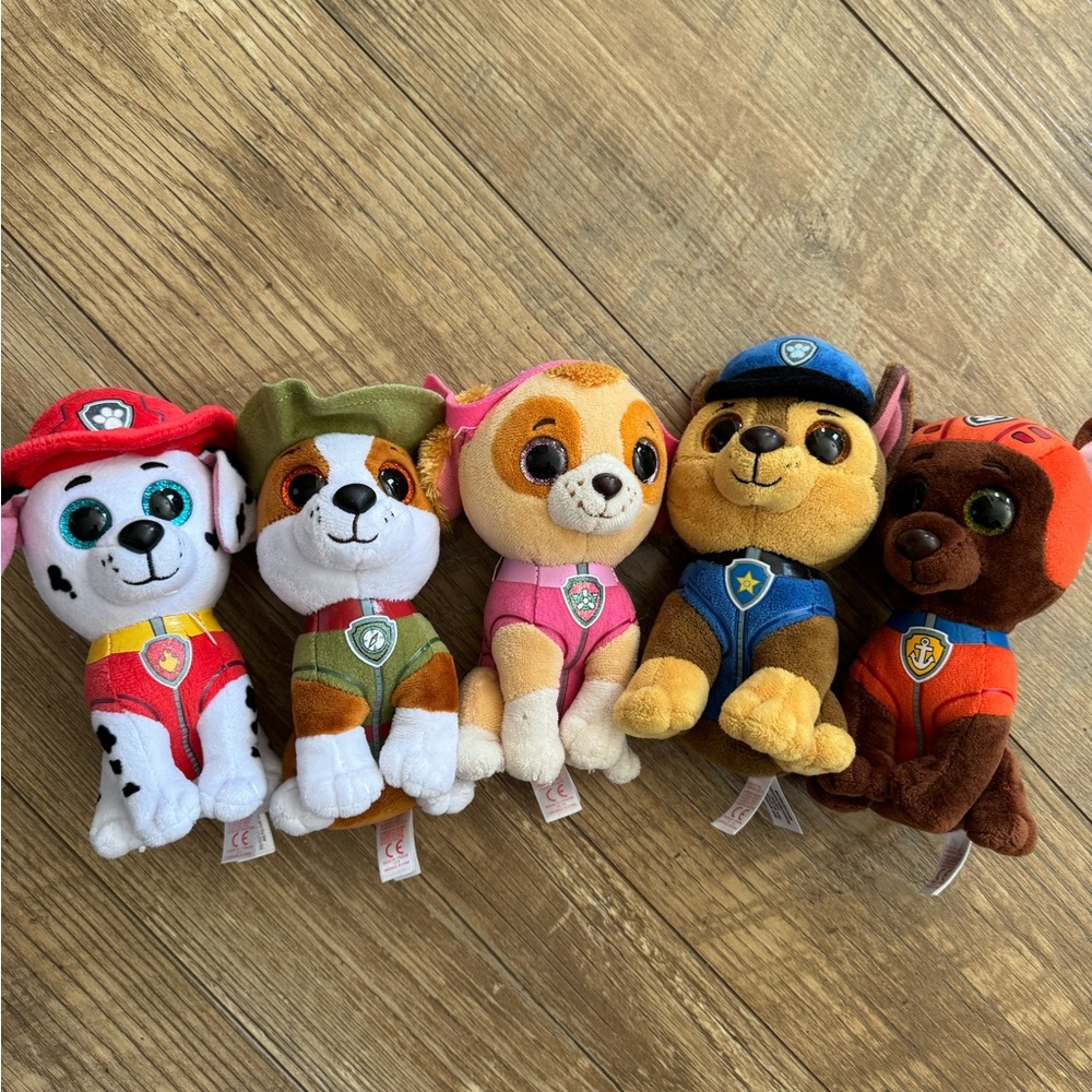 SOLD- Paw Patrol plush lot